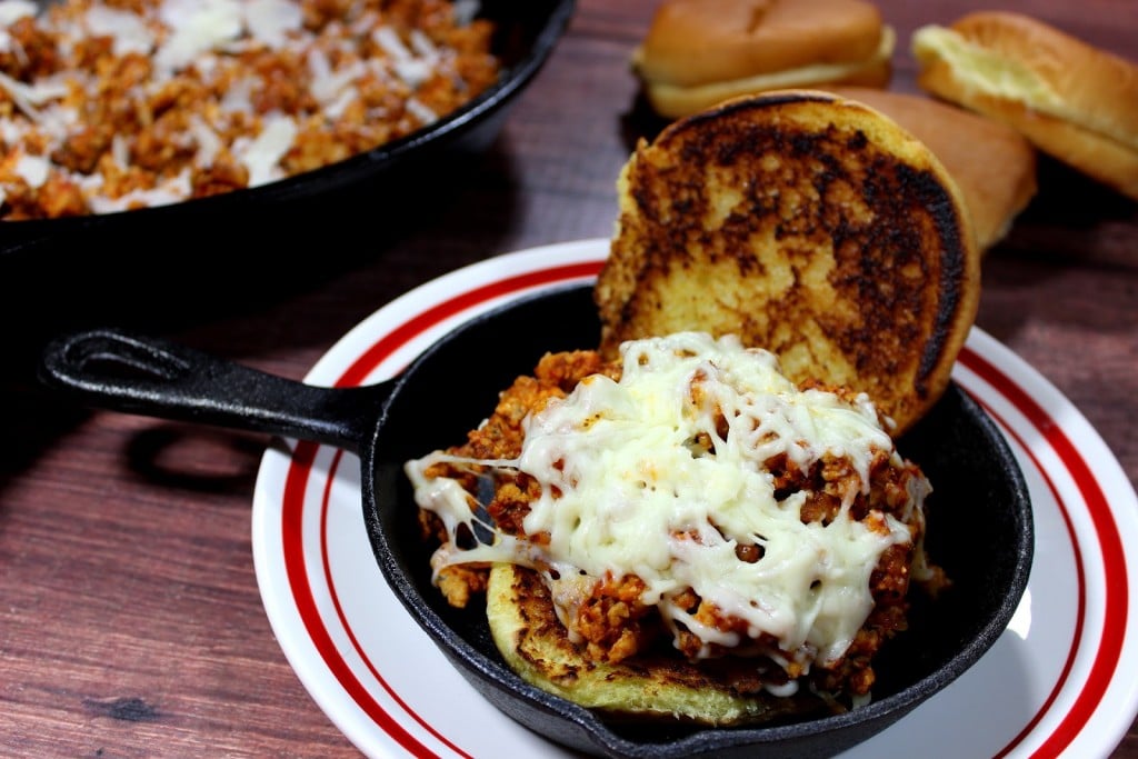 Sloppy Skillet Chicken Parmesan Sloppy Skillet Chicken Parmesan has all of the flavor you love of traditional chicken Parmesan, but with none of the fuss. And it's ready in a fraction of the time.