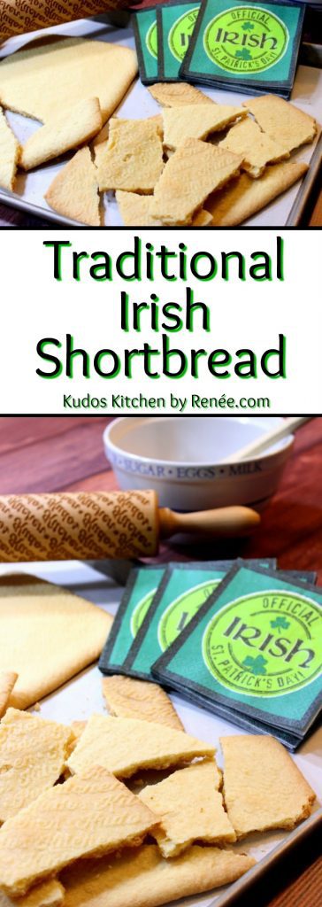 Traditional Irish Shortbread is rich, flaky and buttery. - Kudos Kitchen by Renee
