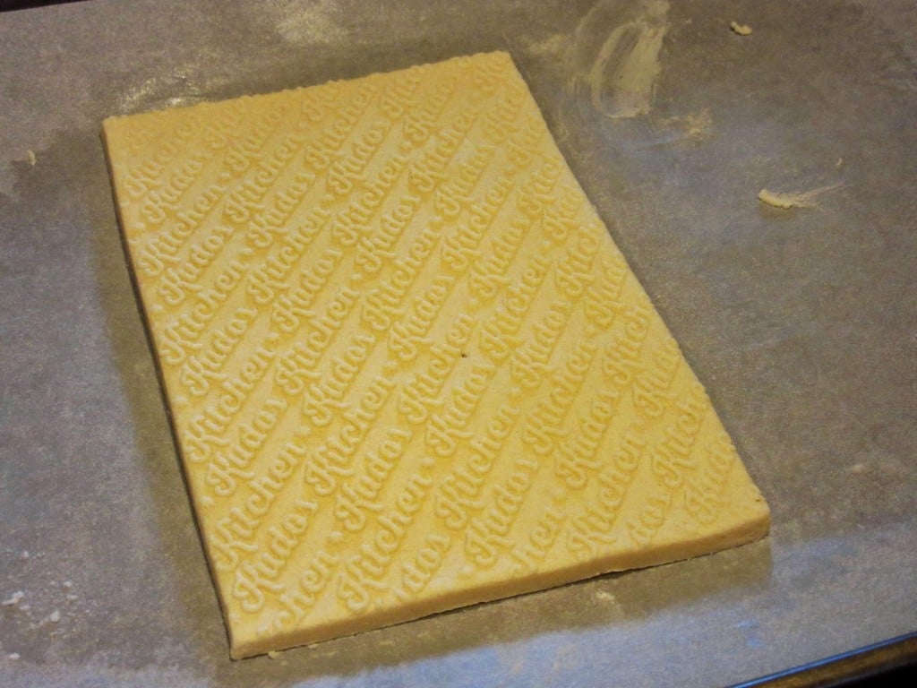 Traditional Irish Shortbread dough with logo imprint. - kudoskitchenbyrenee.com