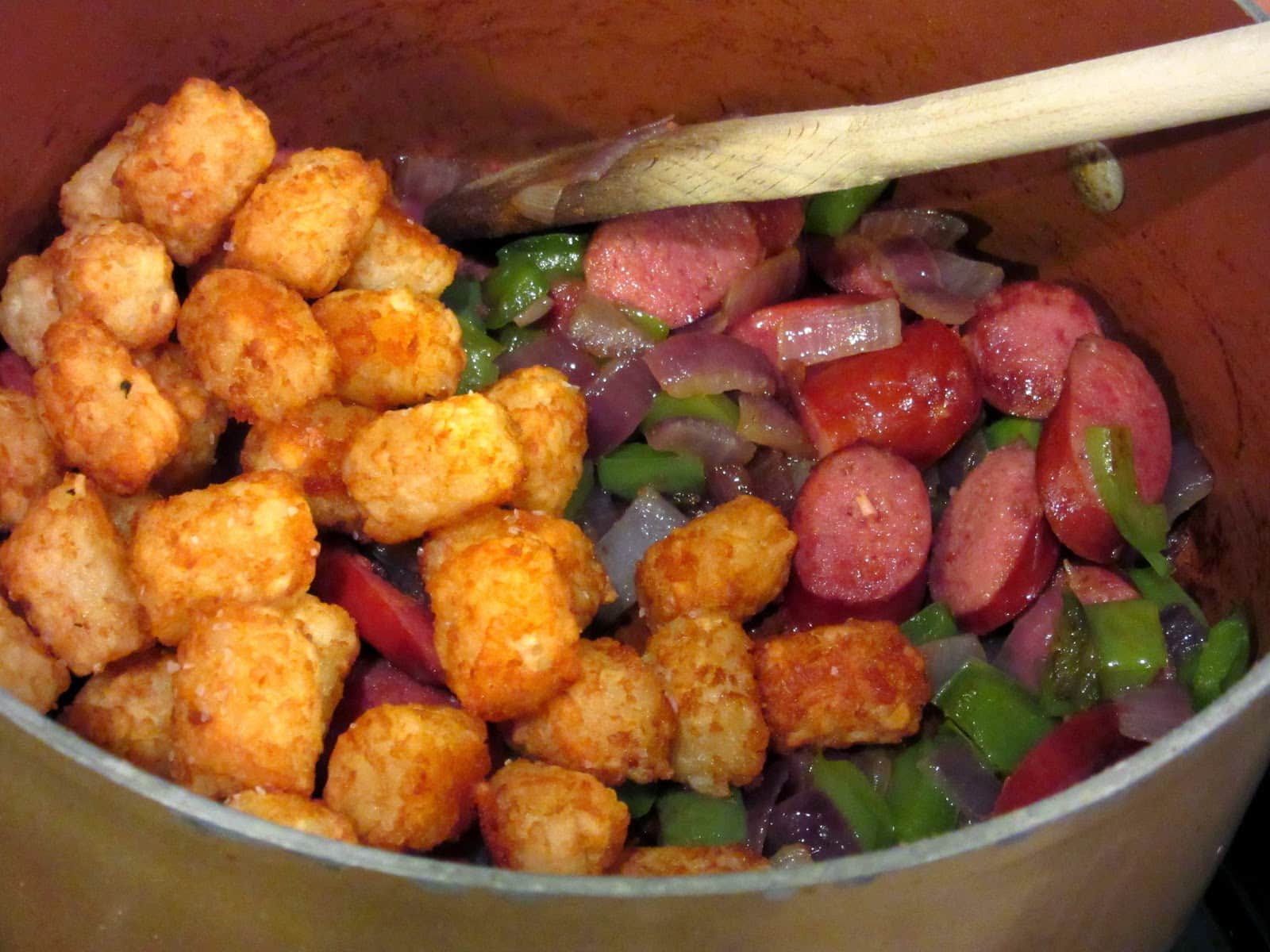 Smoked Sausage Tater Tot Casserole Kudos Kitchen by Renee
