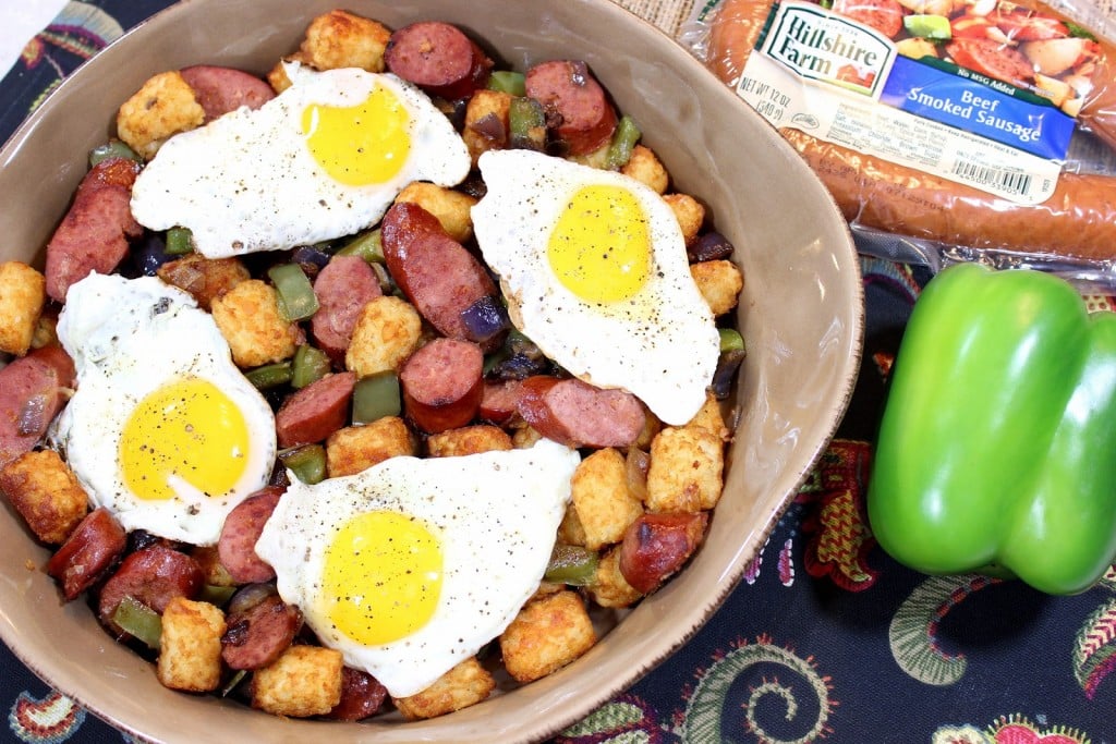 Smoke Sausage and Tater Tot Casserole Recipe