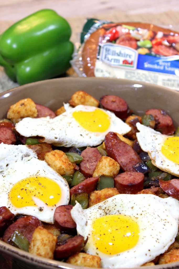 Beef Smoked Sausage and Tater Tot Casserole Recipe