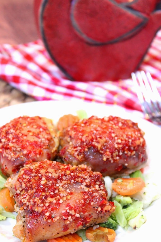 Sticky Spicy Maple Syrup Chicken is sweet, with heat. Sticky Spicy Maple Syrup Chicken Recipe - Kudos Kitchen by Renee