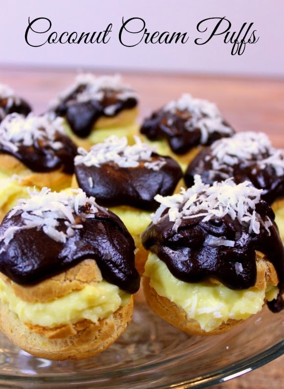 Coconut Cream Puffs