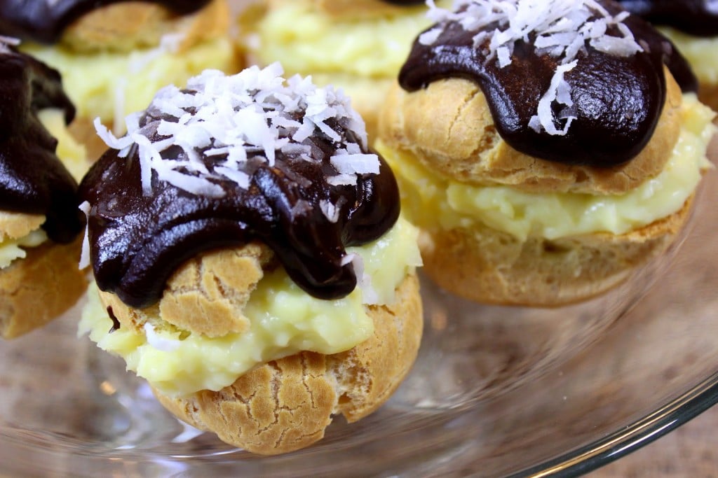 Coconut Cream Puffs