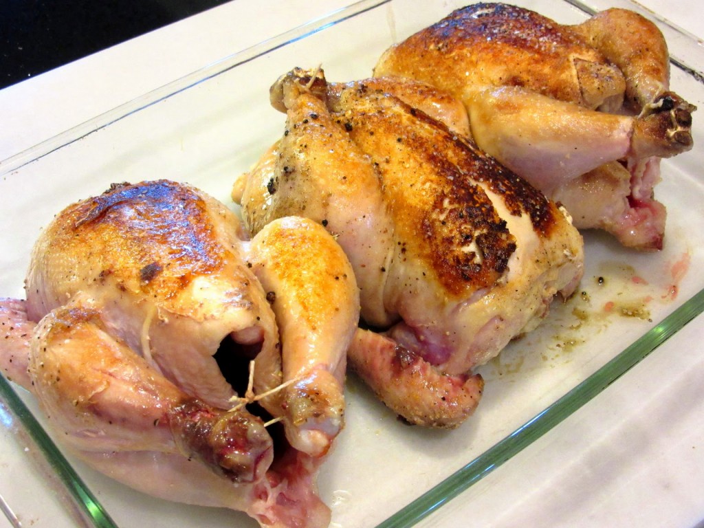 Skillet Roasted Cornish Hens