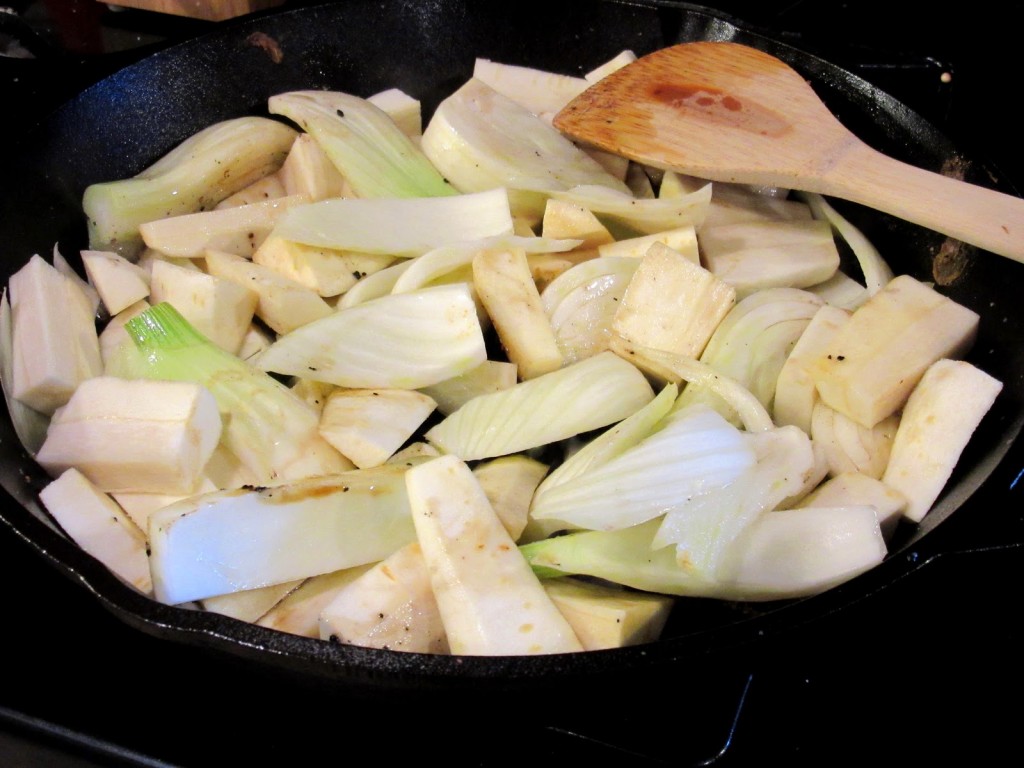 Skillet Roasted Cornish Hens with Fennel