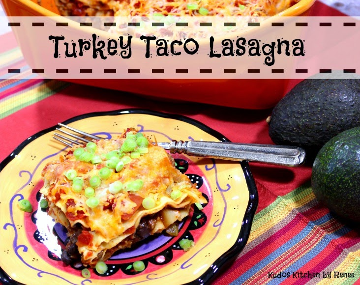 Healthy Turkey Taco Lasagna 