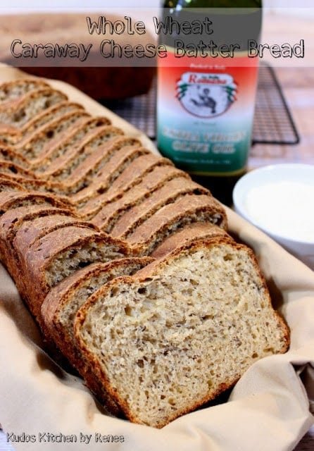 Whole Wheat Caraway Cheese Bread