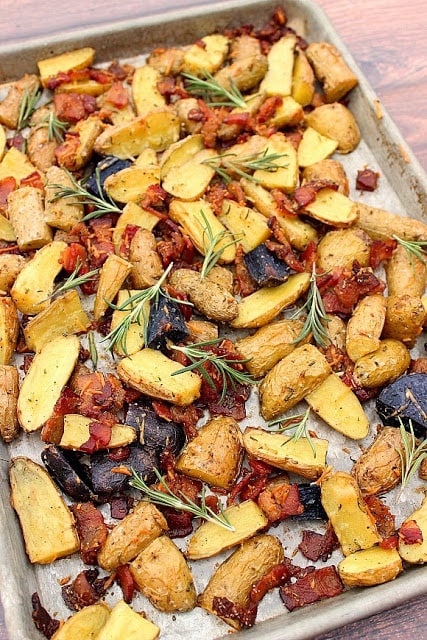 Bacon Roasted Fingerling Potatoes 