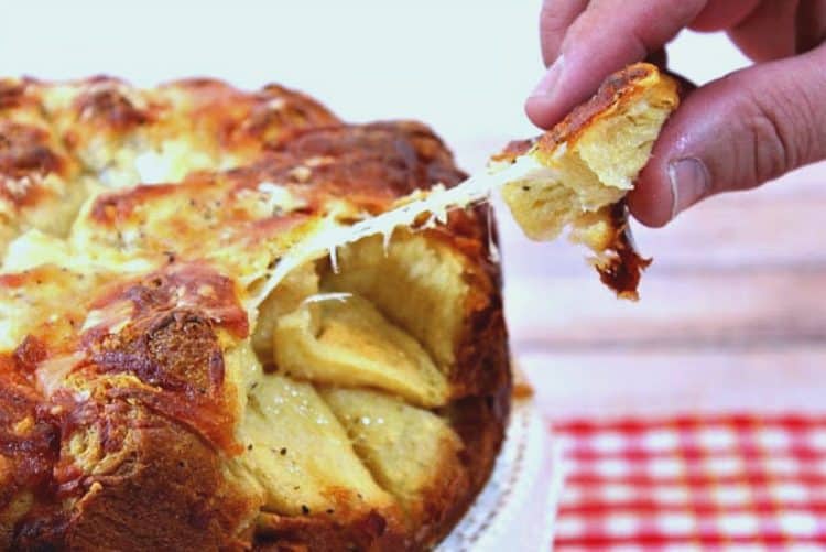 incredibly easy & cheesy garlic monkey bread kudos kitchen style