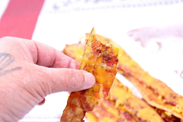 Cheesy Smoky Bacon Strips