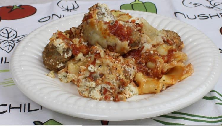 Slow Cooker Meatball Lasagna Whole Grain Crockpot Sausage Lasagna