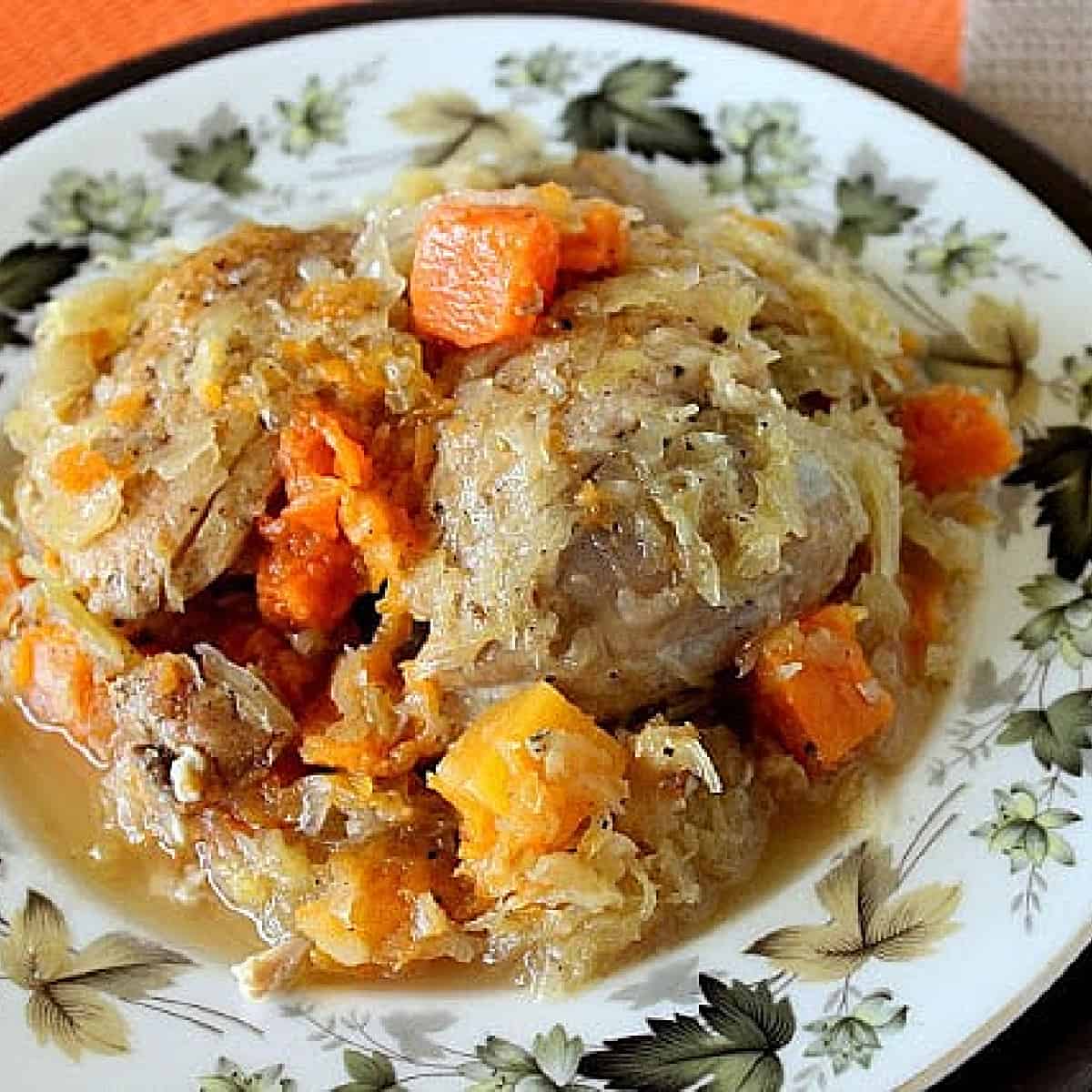 Sauerkraut Chicken with Butternut Squash Recipe Kudos Kitchen