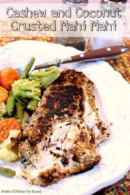 Cashew and Coconut Crusted Mahi-Mahi