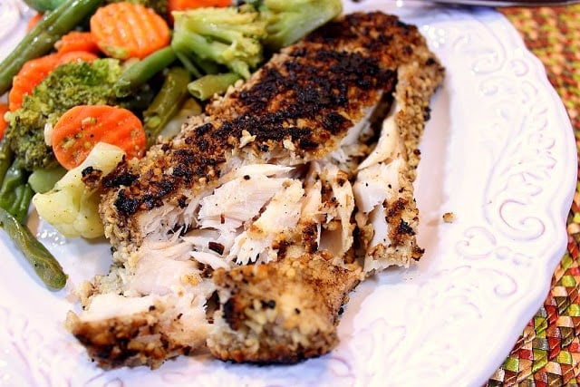 Cashew and Coconut Crusted Mahi-Mahi