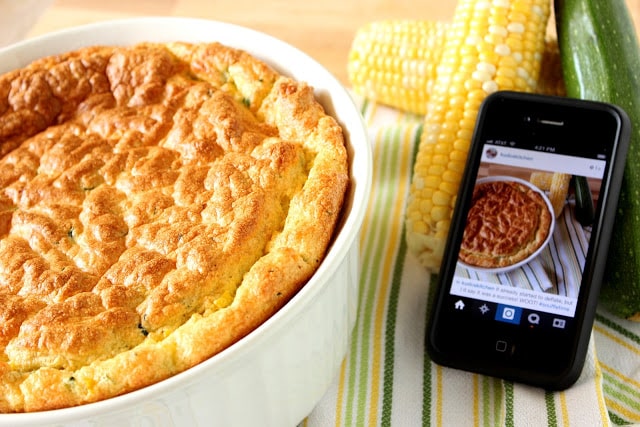 Zucchini and Sweet Corn Souffle