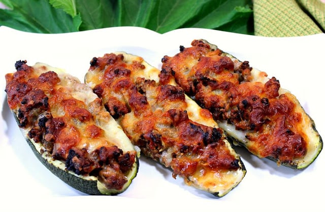 Zucchini Pizza Boats