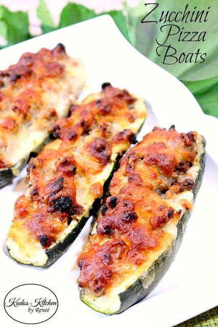 Zucchini Pizza Boats