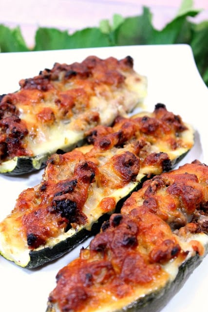 Zucchini Pizza Boats