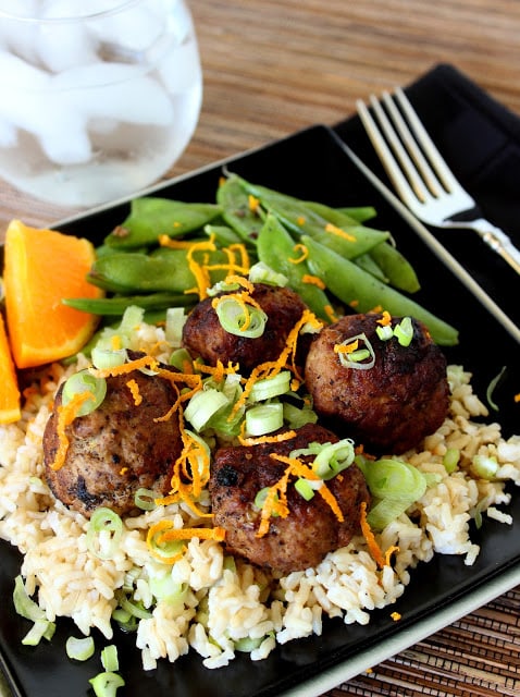 Asian Inspired Pork Meatballs