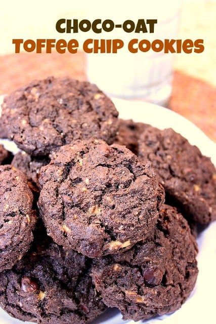 Choco-Oat Toffee Chip Cookies