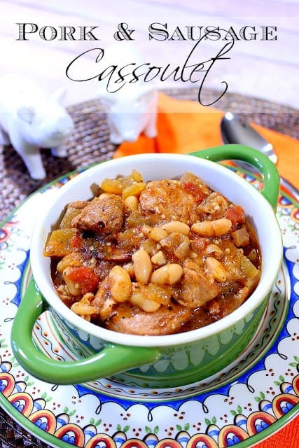 Pork Cassoulet Recipe - Kudos Kitchen by Renee