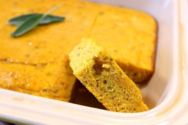 Pumpkin Sage Cornbread