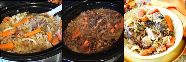 How to make German Pork Ribs and Sauerkraut for the slow cooker photo tutorial. 