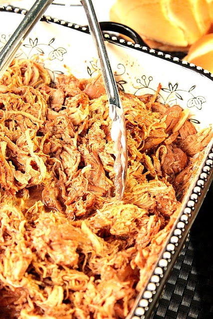 Slow-Cooker BBQ Pulled Chicken Sandwiches