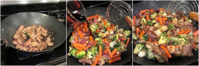 Beef, Broccoli and Bok Choy Stir Fry
