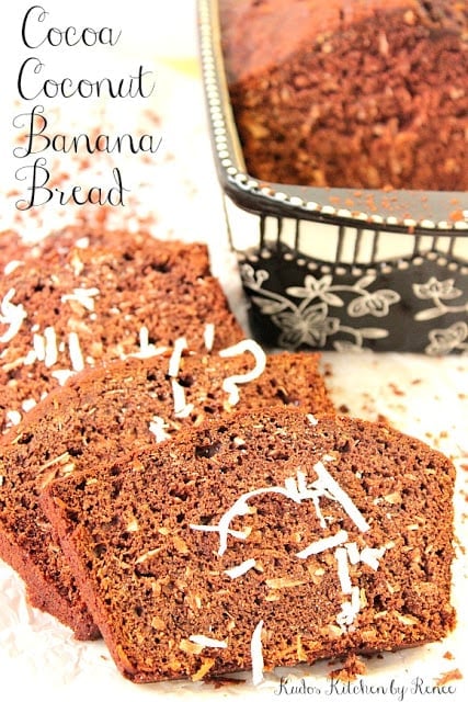 Cocoa Coconut Banana Bread