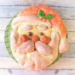 Buttermilk Honey Shaped Santa Bread - kudoskitchenbyrenee.com