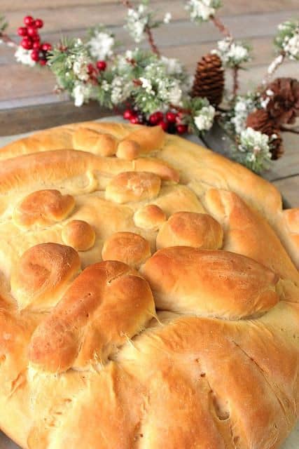 Buttermilk Honey Shaped Santa Bread - kudoskitchenbyrenee.com