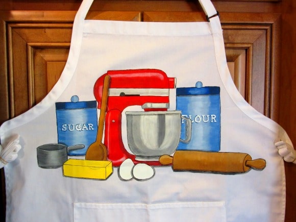 Stand Mixer Painted Apron