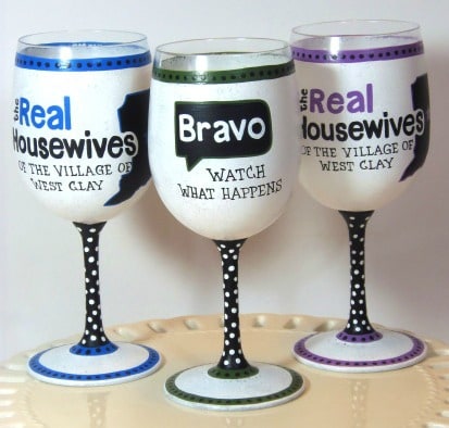 Real Housewives Wine Glasses