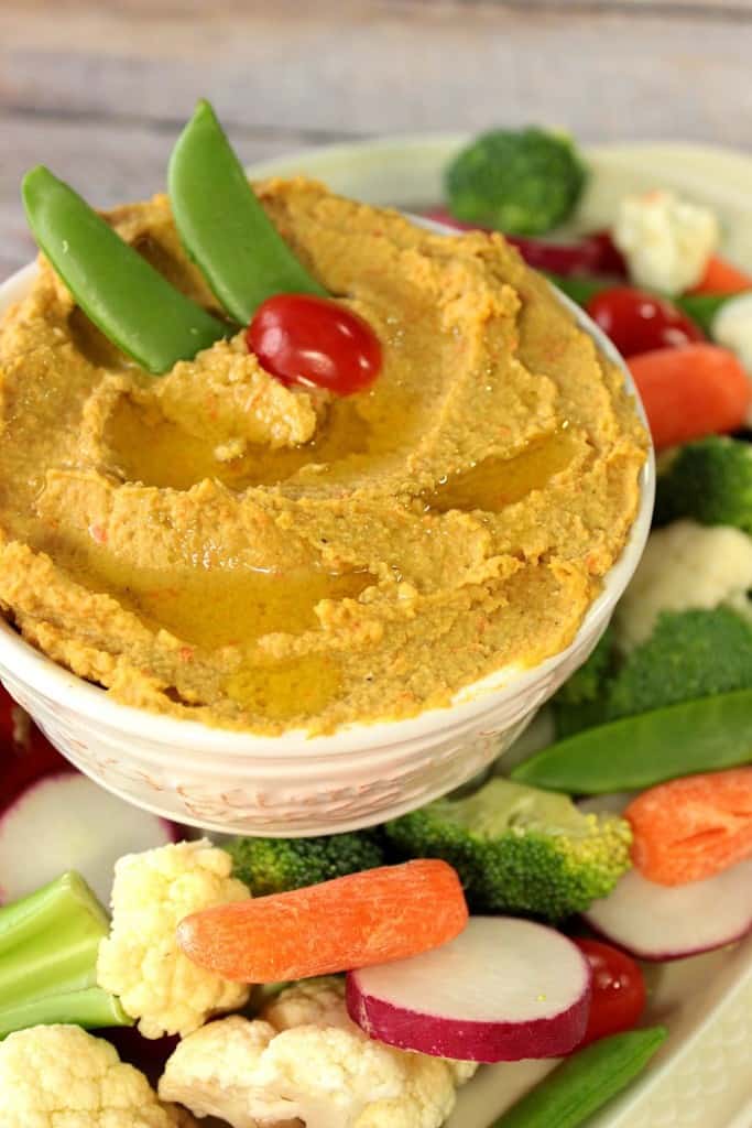 Delicious Roasted Chickpea and Carrot Hummus