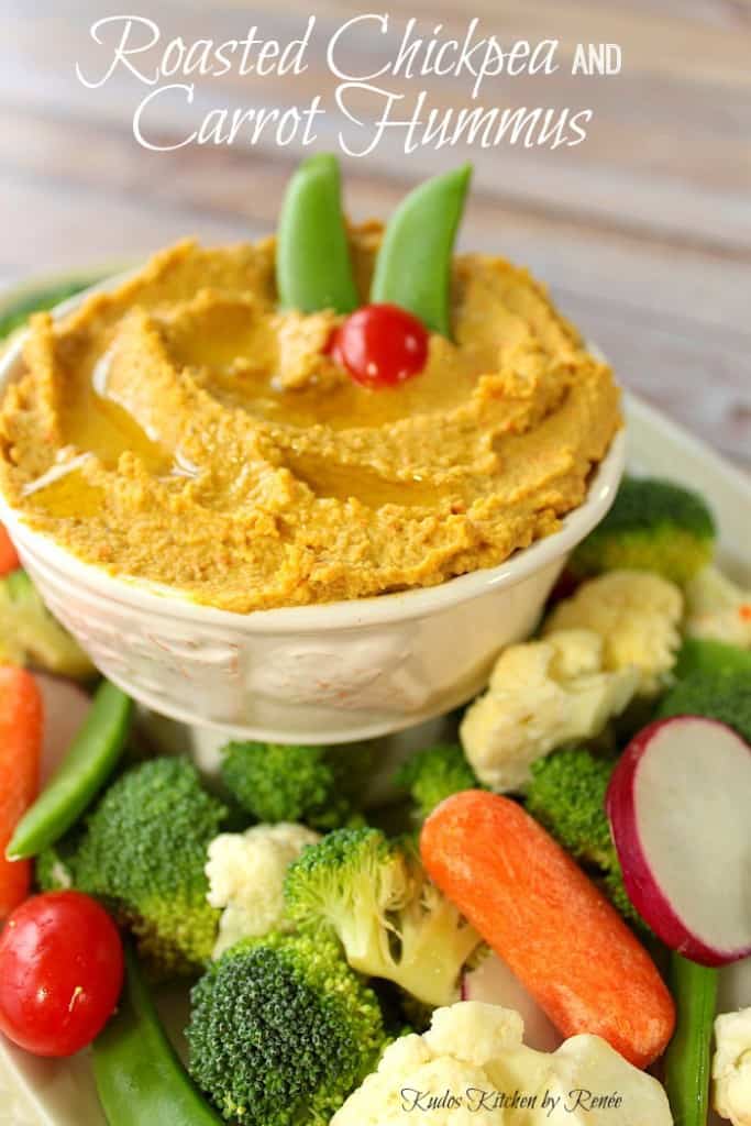 Chickpea Hummus with Carrots