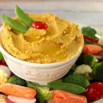 Roasted Chickpea and Carrot Hummus Recipe