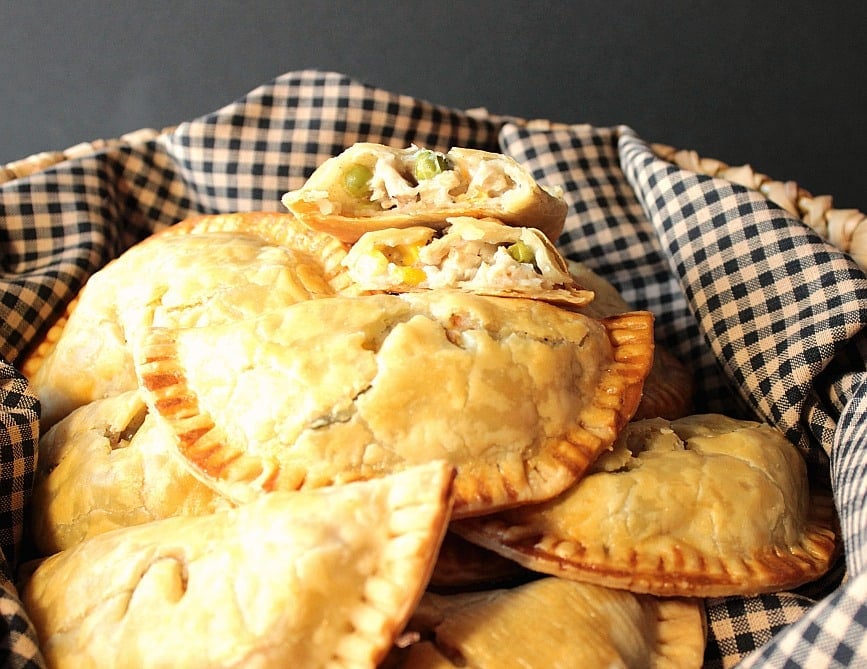 Chicken Pot Pie Turnovers