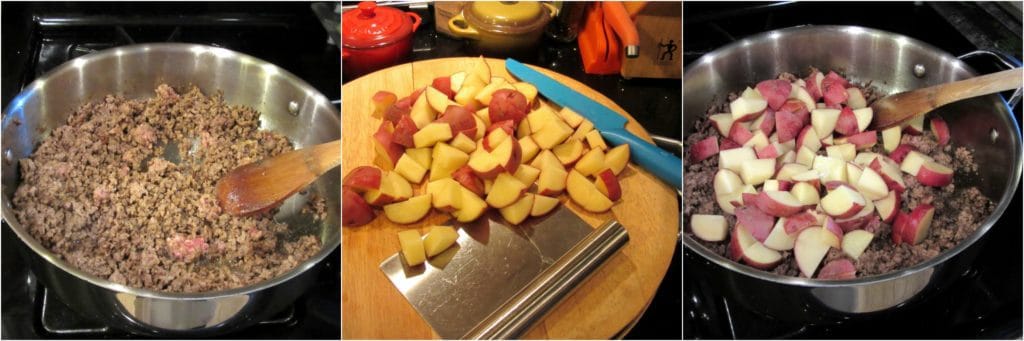 Ground Beef Hash with Potatoes