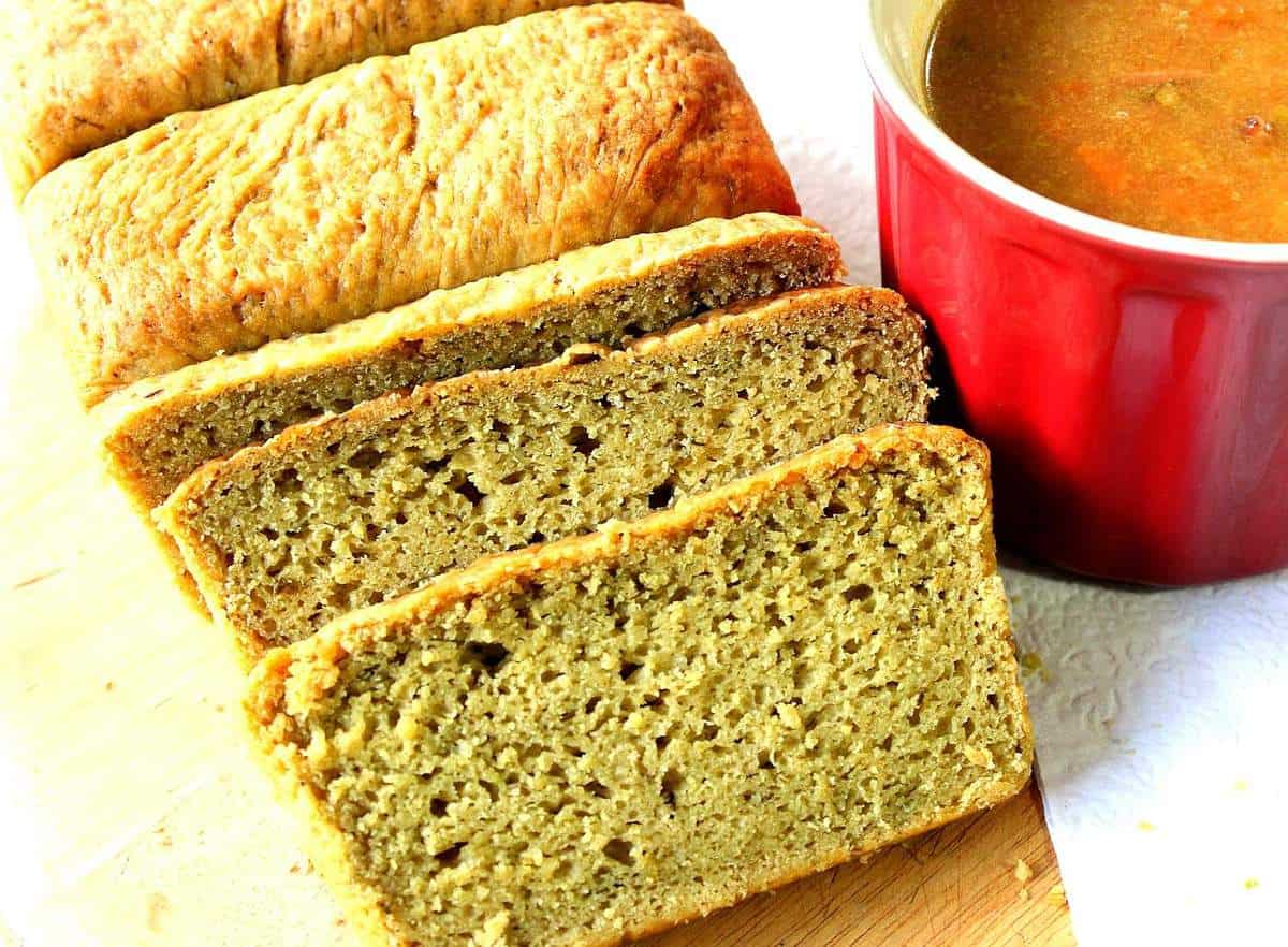 Yeast bread with avocado