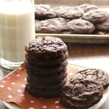 Chocolate Malted Chip Cookies