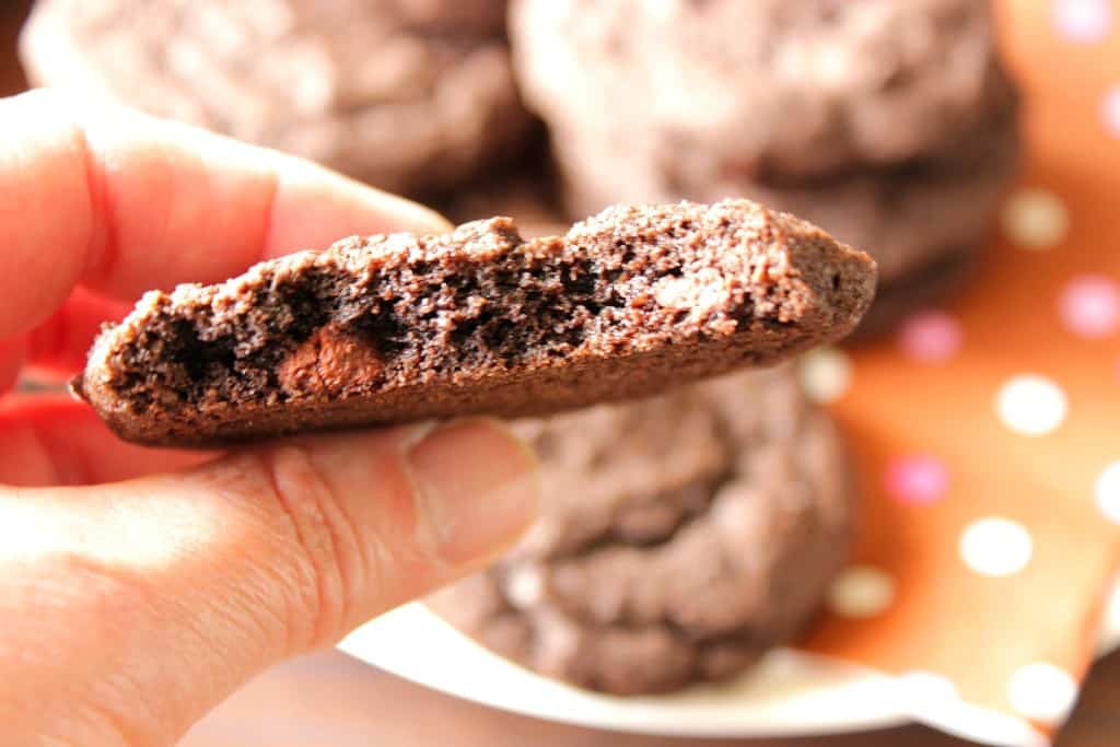 Chocolate Malted Chip Cookies