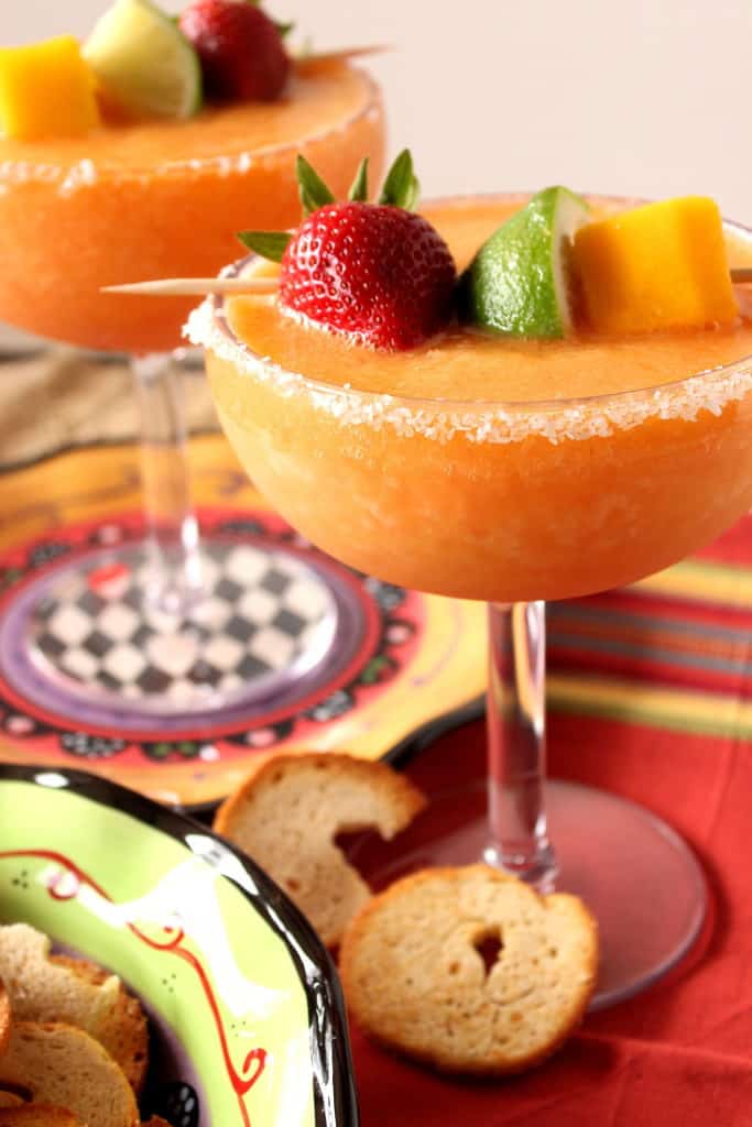 Frozen Mango Strawberry Margarita