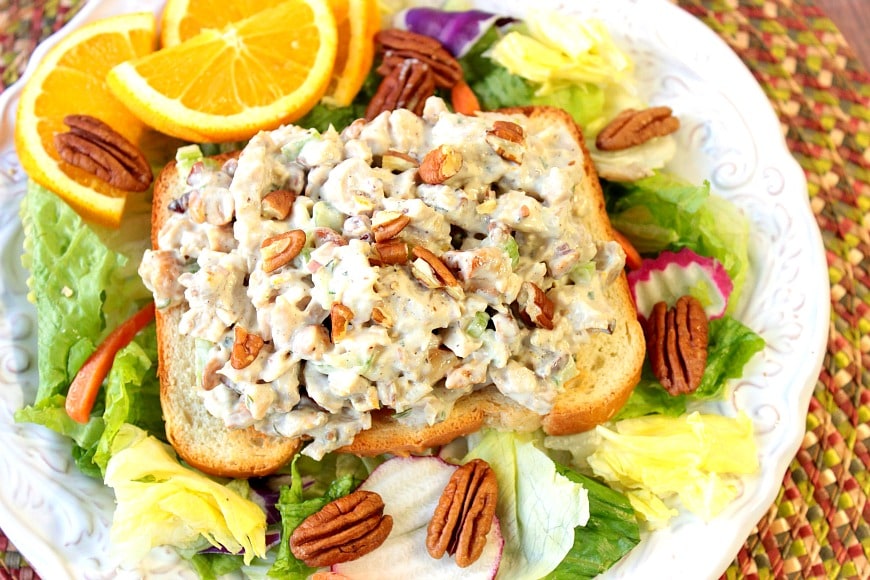 Chicken Salad with Orange and Cashews