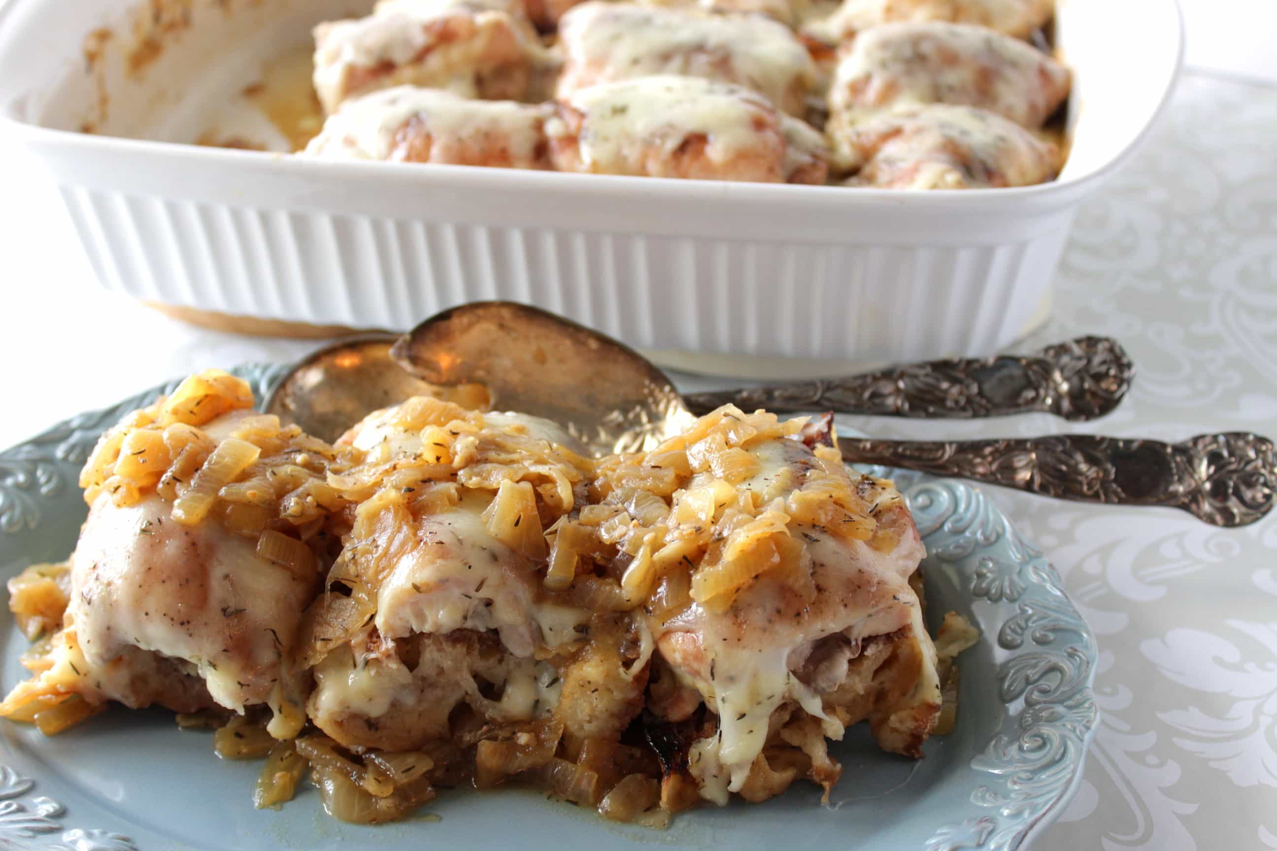 cheesy french onion chicken recipe