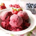 Frozen Mixed Berry Sorbet
