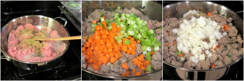 How to make turkey bolognese in a skillet on the stovetop.