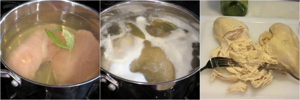 Poaching chicken in white wine recipe